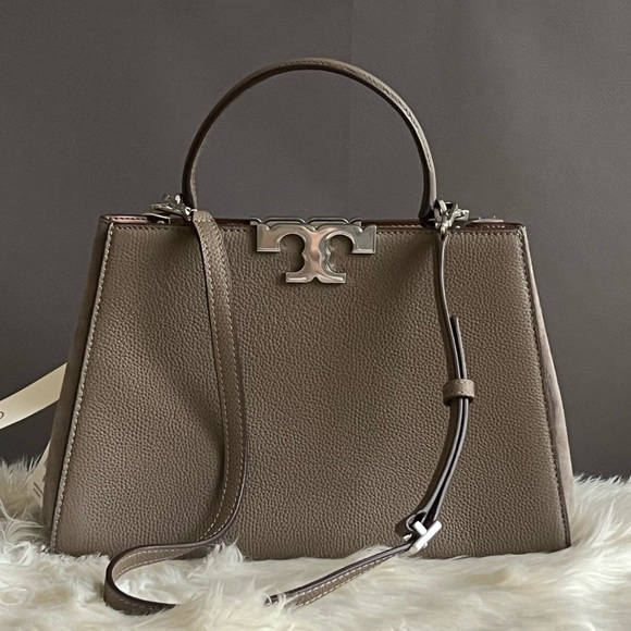 💰SOLD - 153215 - Tory Burch Eleanor Pebbled Satchel - Picture 7 of 12